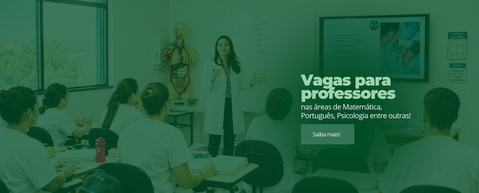 Ludovica abre vagas para professores do Curso Técnico em Enfermagem